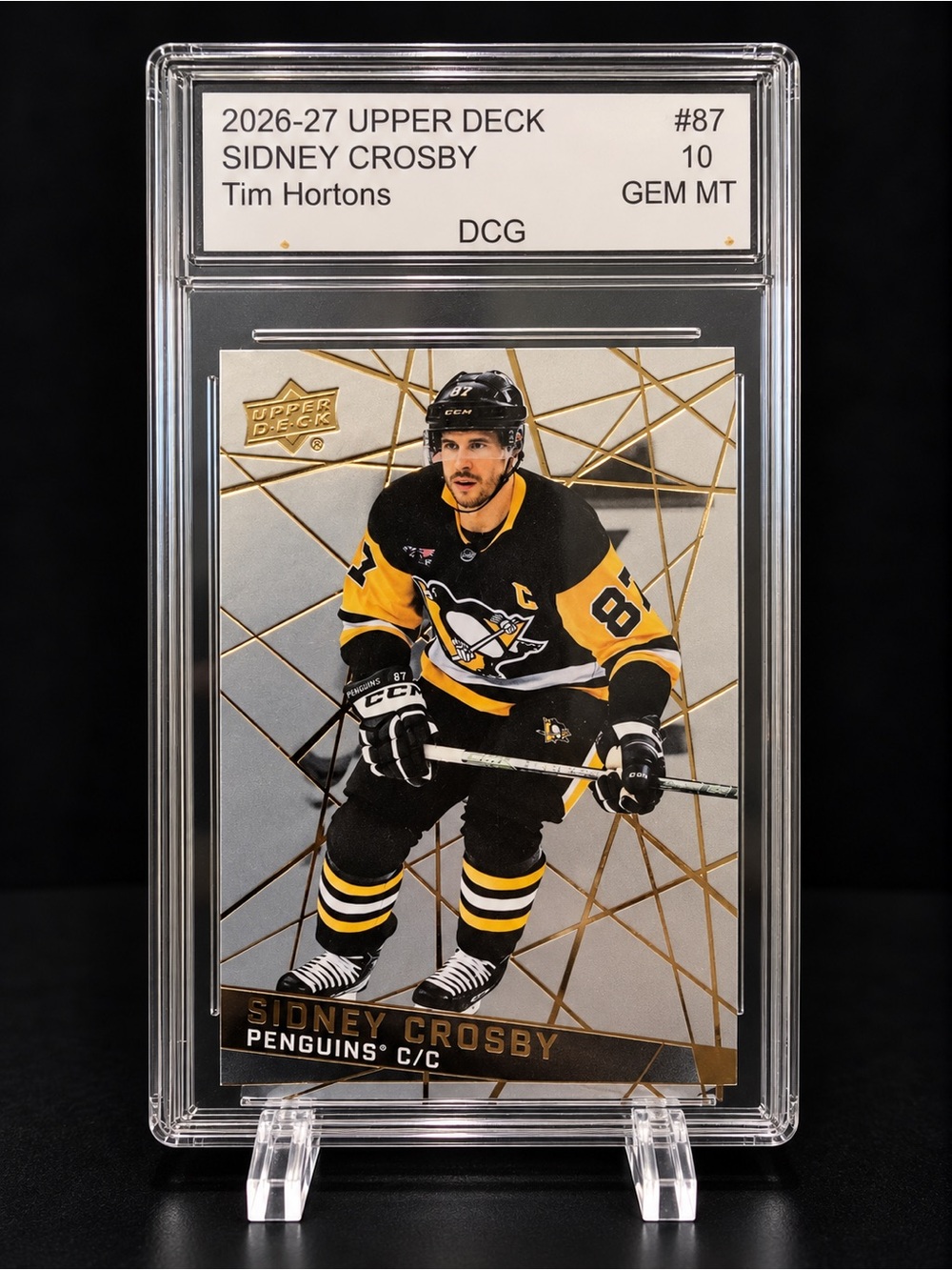 2026 Upper Deck Sidney Crosby Hockey Card - Tim Hortons